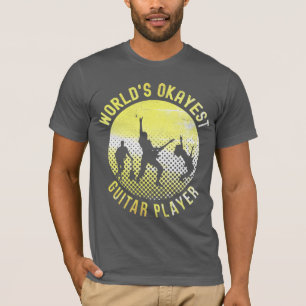 CAMISETA TOCADOR DE GUITARRA MAIS OU MENOS DO MUNDO