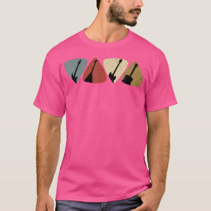 Camiseta Tocador de Palheta de Guitarra Guitarrista Baixist