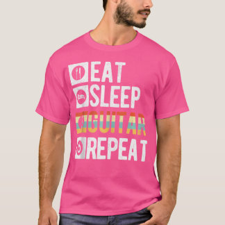 Camiseta Tocador de Violão Acústico Guitarrista do Sono