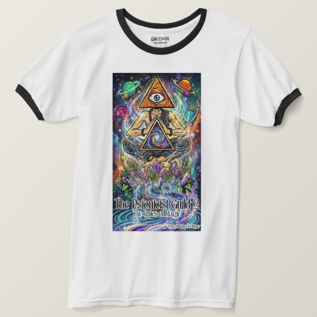 Camiseta Tocador Psíquico 2 Ringer (Frente do Design)
