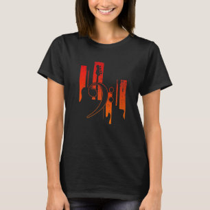 Camiseta Tocadores de Baixo Vintage Música Guitarra Vintage