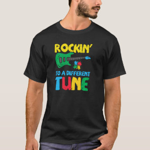 Camiseta Tocando Ao Som De Uma Melodia Diferente Guitarra C