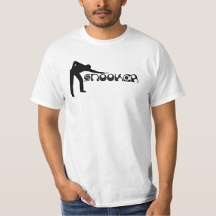 Camiseta TOCANDO fonte moderna SNOOKER + suas ideias