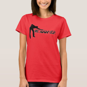 Camiseta TOCANDO fonte moderna SNOOKER + suas ideias