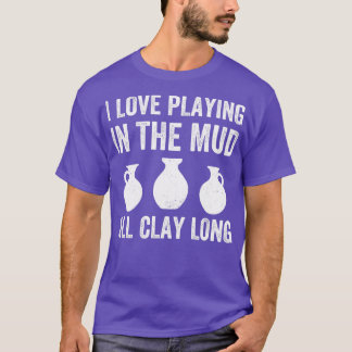 Camiseta Tocando na lama, toda a bateria de barro