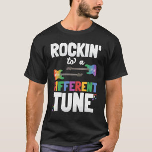 Camiseta Tocando Uma Melodia Diferente Autismo  Meninos Aut