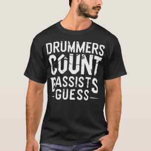 Camiseta Tocar Bateria Percussionista Baterista Banda Marci