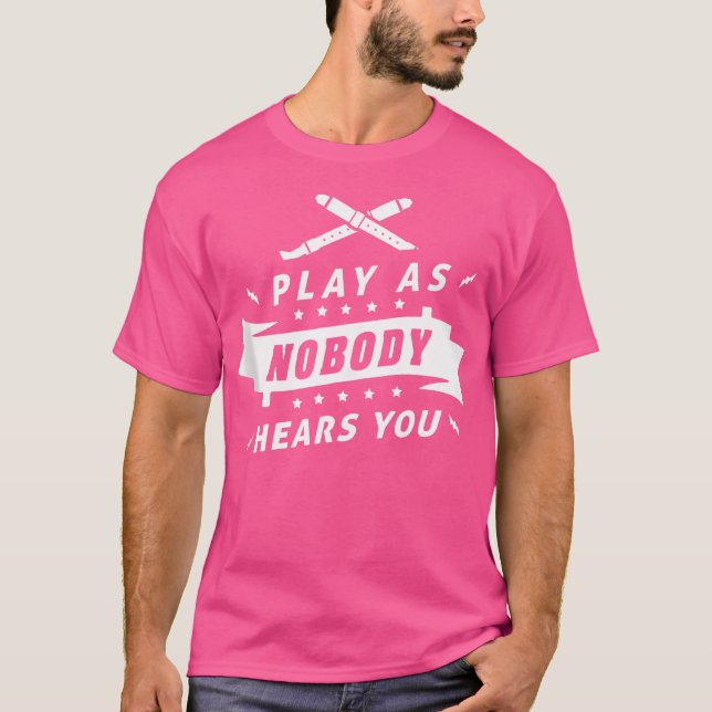Camiseta Tocar Como Ninguém Te Ouve Fluir (Frente)