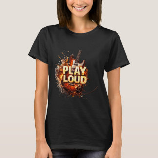 Camiseta Tocar Guitarra Energia Alta