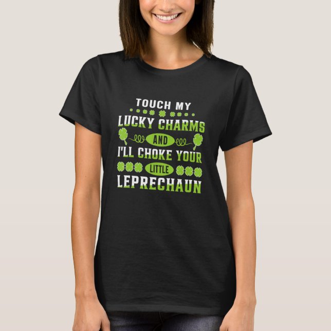 Camiseta Tocar Minhas Sortudas Meninas Sujas (Frente)