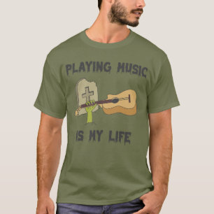 Camiseta Tocar Música É Minha Vida