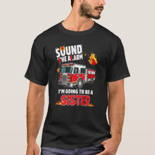 Camiseta Tocar O Alarme Irmã Para Ser Revelação De Bebê Bri