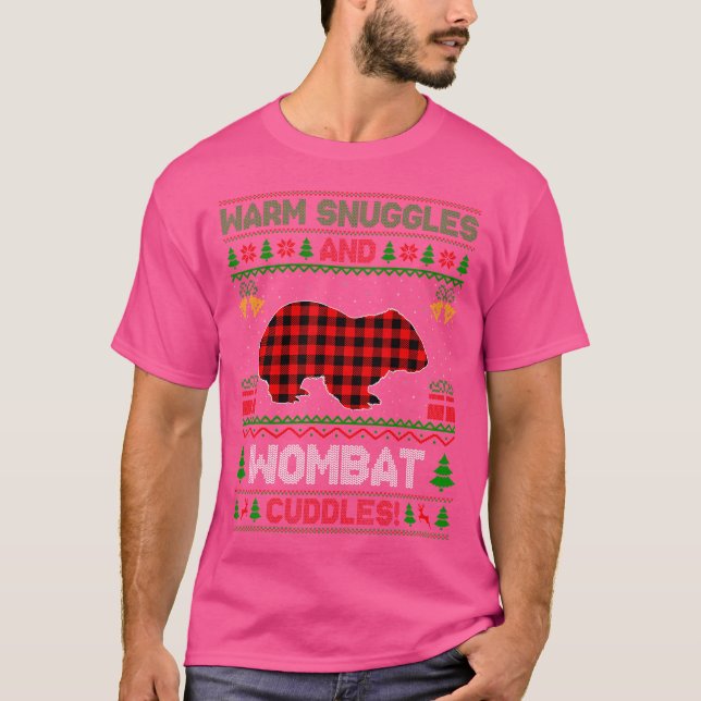 Camiseta Tocas Quentes E Wombat Cudles Feio Chris (Frente)