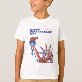 Camiseta Tocha de Liberdade Estilizada para o Dia da Indepe