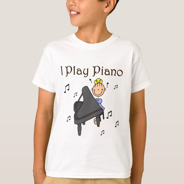 Camiseta Toco T-shirts e presentes de Piano (Frente)