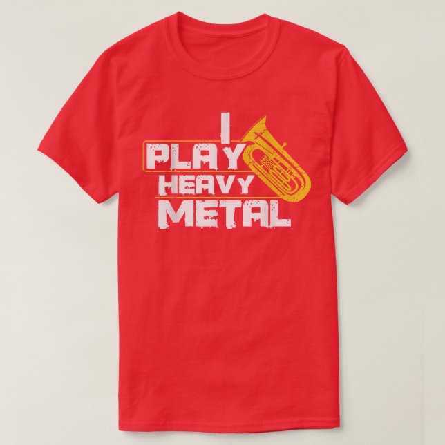 Camiseta Toco Tuba De Metal Pesado  (Frente do Design)
