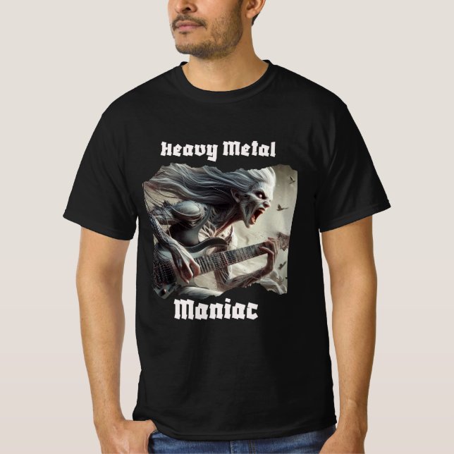 Camiseta Tocos de Guitarra Hard Rock Antigos  (Frente)