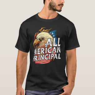 Camiseta Toda A Águia Americana Principal Dia 4 De Julho Di