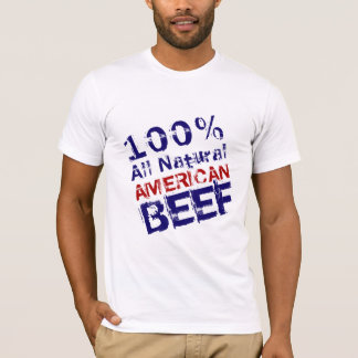 Camiseta Toda a carne americana natural
