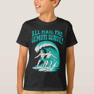 Camiseta Toda a Glória à Onda de Gêmeos Astrologia Zodíaco
