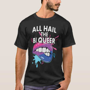 Camiseta Toda a Glória ao Orgulho Arco-íris Bissexual LGBTQ
