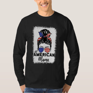 Camiseta Toda a Mama Americana Mensagem Bun Santificada 4 D