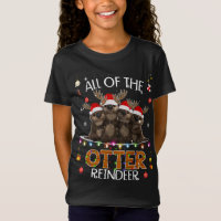 Toda a Rena Otter Natal Engraçada