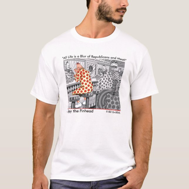 Camiseta "Toda a vida é um borrão dos republicanos e da (Frente)