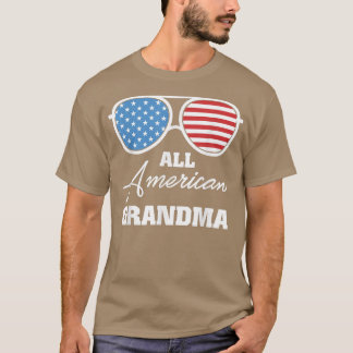 Camiseta Toda a vovó americana 4 de julho de Famílias Matan