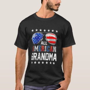 Camiseta Toda A Vovó Americana É A Bandeira Da Correspondên