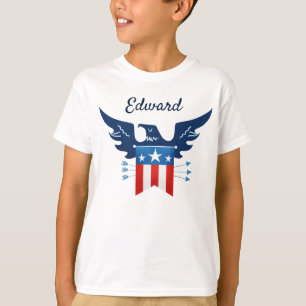 Camiseta Toda Águia Americana e Patriótico