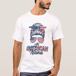 Camiseta Toda Avó Americana Desenho Vetorial de Coque Desar