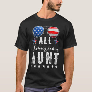Camiseta Toda Família Americana De Óculos De Sol Em 4 De Ju
