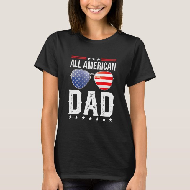 Camiseta Toda Família Pai Americana Matando Quarto Quarto D (Frente)