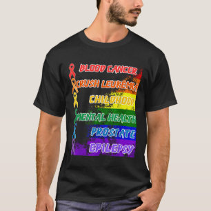 Camiseta Toda Fita Epilepsia Próstata Saúde Mental Infância