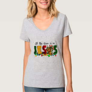 Camiseta : Toda Minha Esperança Está em Jesus