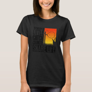 Camiseta Toda Pequena Captura Conta Armadilha para Animais