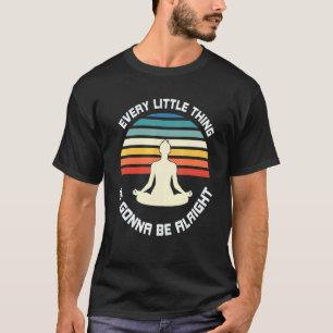Camiseta Toda Pequena Coisa Vai Estar Bem Retro Vinta