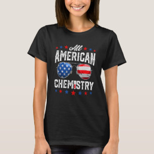 Camiseta Toda Química Americana 4 de julho Patriótica Eua F