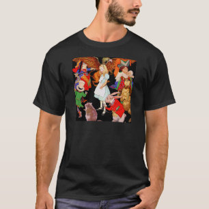 CAMISETA TODA SOBRE ALICE NO PAÍS DE AS MARAVILHAS