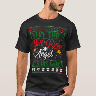 Camiseta Toda Vez Que O Anjo Bell Rings Consegue Seu Natal
