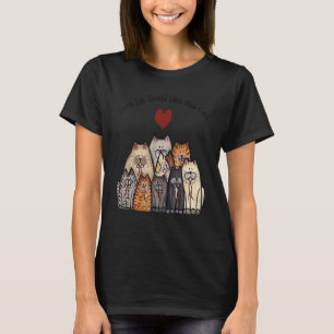 Camiseta Toda Vida Deve Ter Nove Gatos