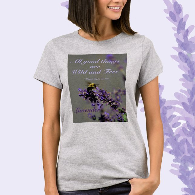 Camiseta Todas as Boas Coisas Selvagens e Florais de Bumble (Criador carregado)