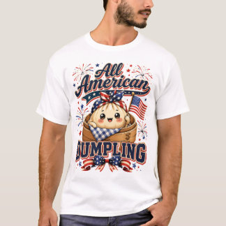 Camiseta Todas as Bolinhas Americanas, Gráfico de Comida Pa
