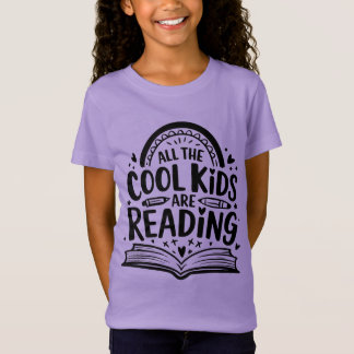 Camiseta todas as crianças legal estão lendo