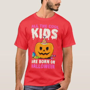 Camiseta Todas As Crianças Legal Estão Nasceres No Aniversá