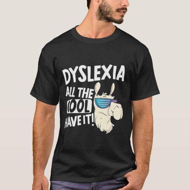 Camiseta Todas As Crianças Legal Têm Dilexia Sensibilização (Frente)