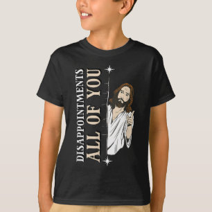 Camiseta Todas as Desilusões Jesus Engraçado Cristão Reli