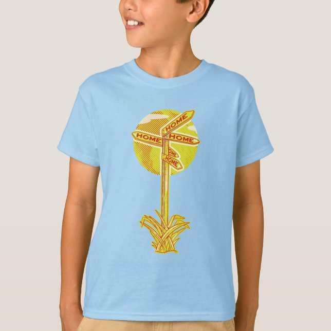 Camiseta Todas as estradas levam para casa (Frente)