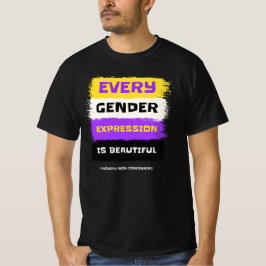Camiseta Todas As Expressões De Gênero São Válidas